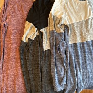 PACK OF 3 Bearsland Knit Nursing Tops
